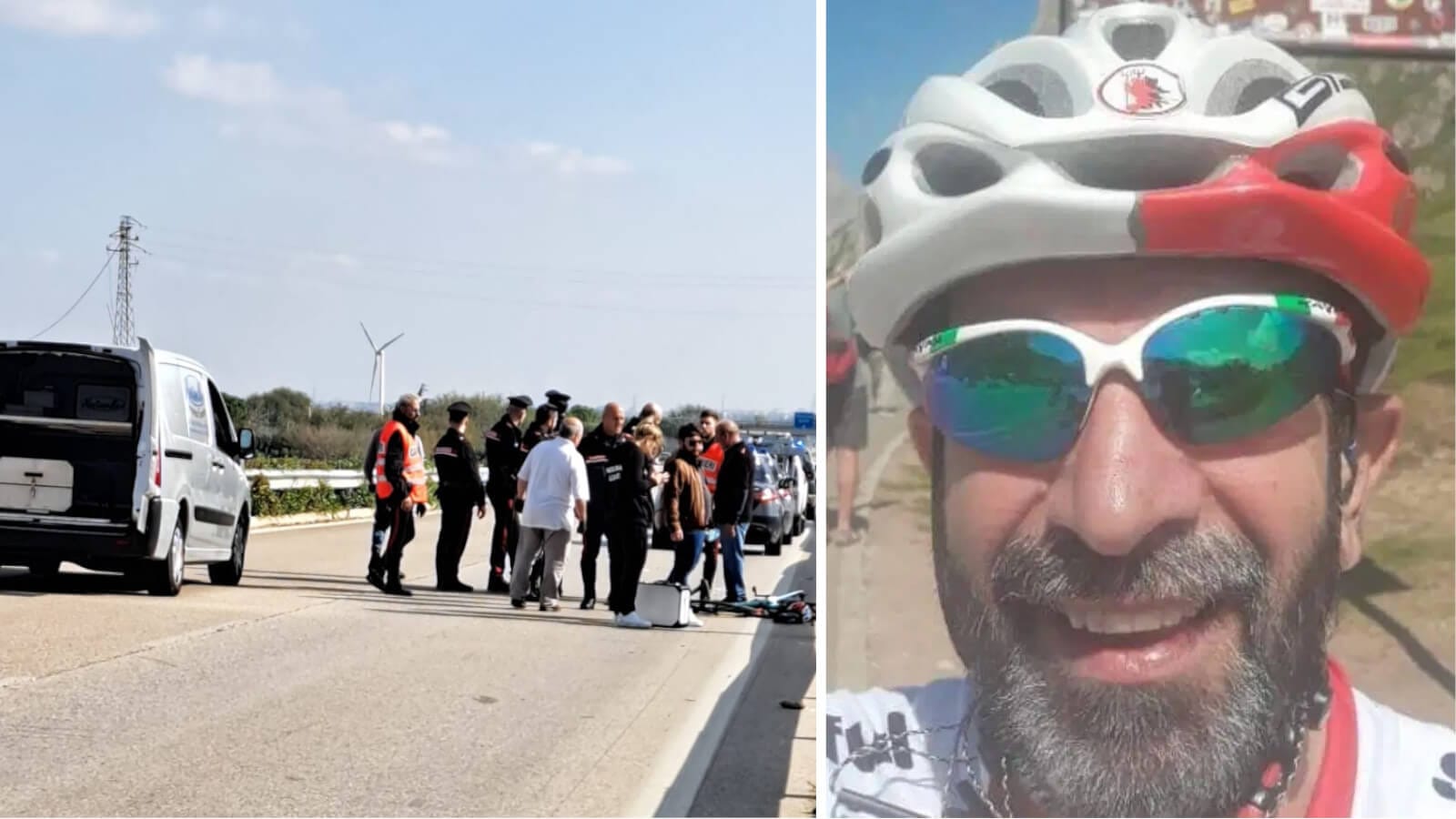 ciclista investito lucera