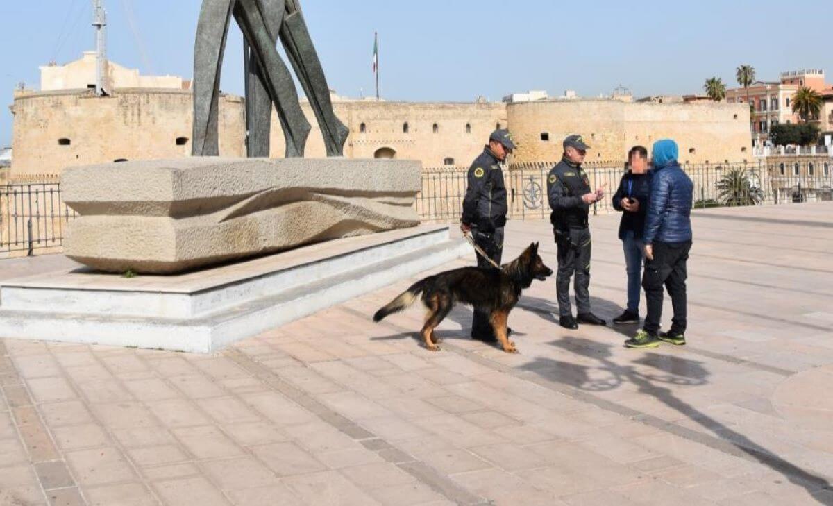unità cinofile finanza taranto
