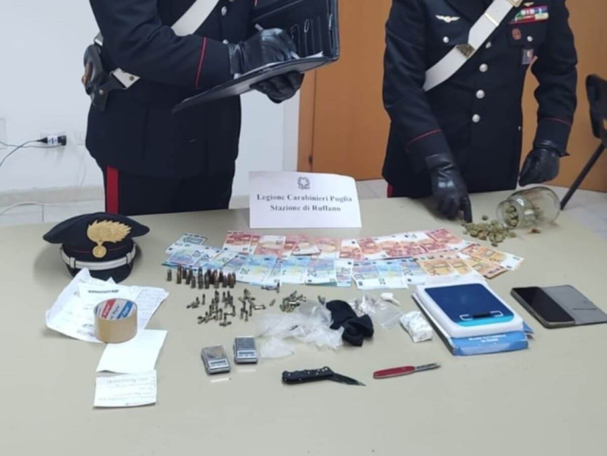 droga e munizioni supersano