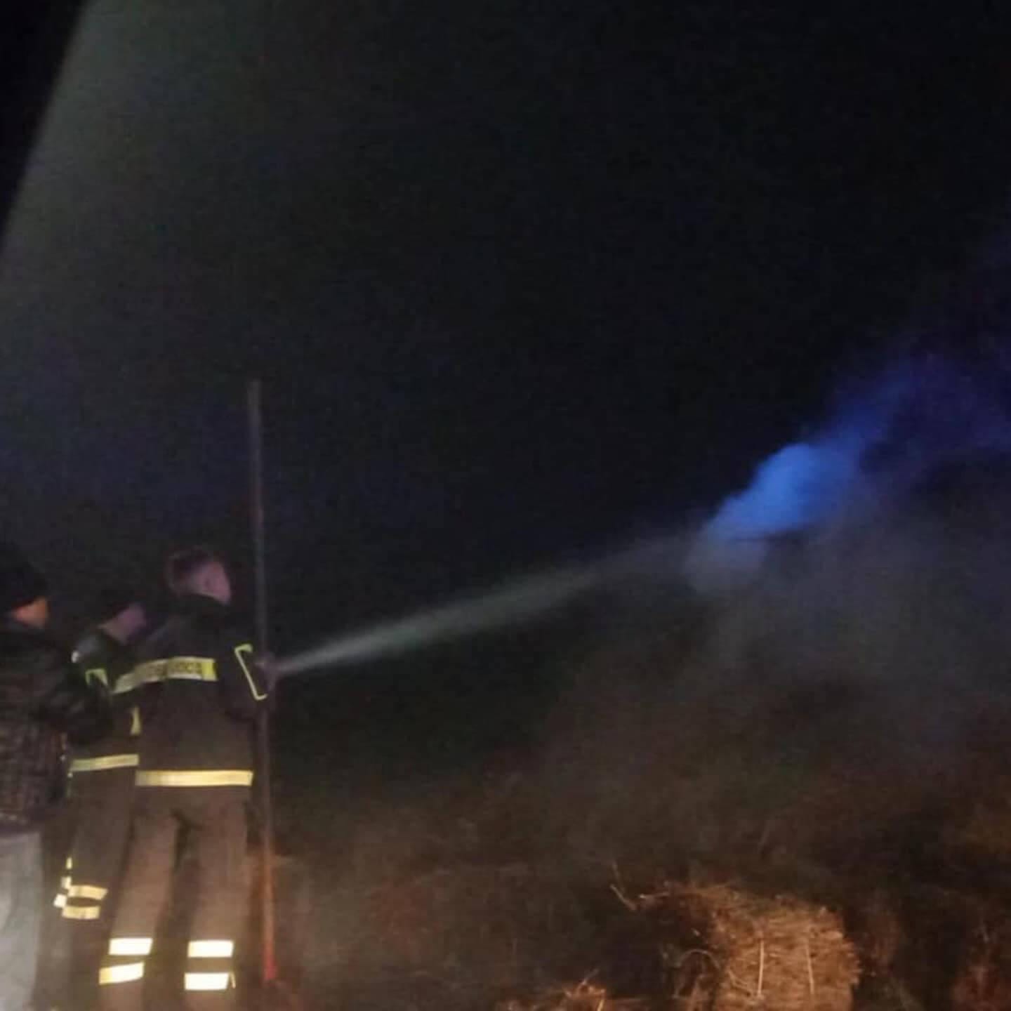 incendio fòcara monteroni