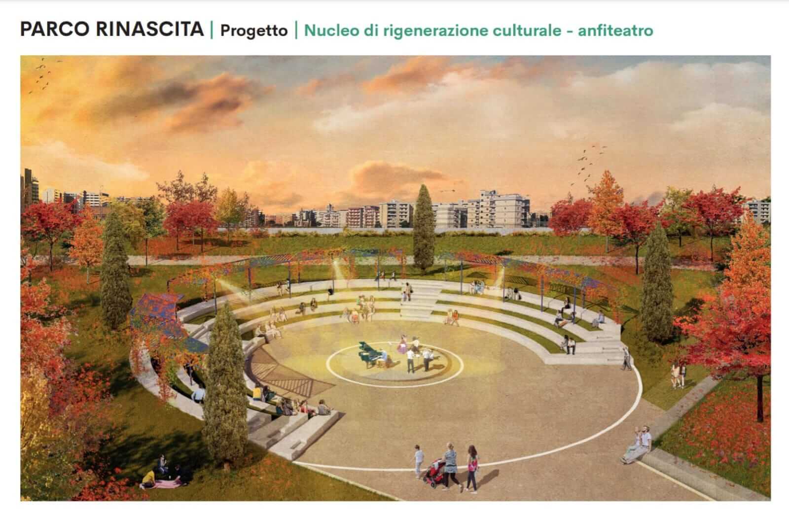 rendering parco rinascita bari