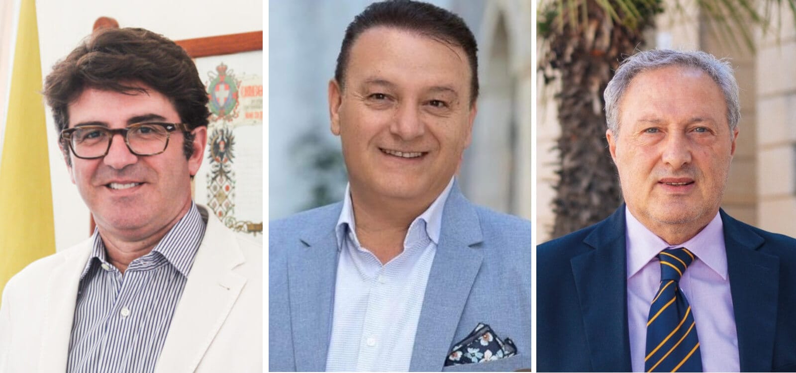 I sindaci di Maglie, Ernesto Toma, di Ruffano, Antonio Rocco Cavallo e di Sanarica, Salvatore Sales