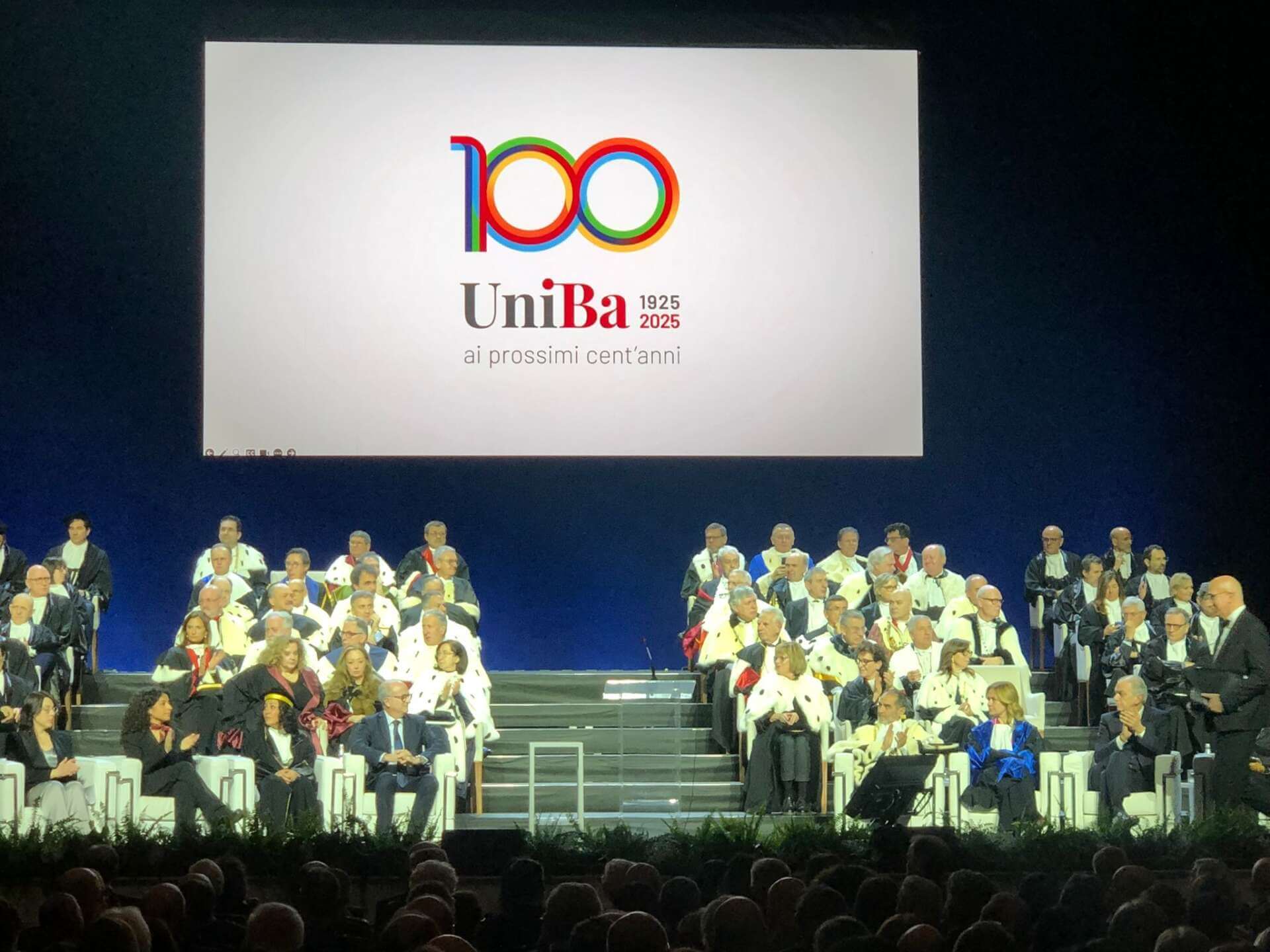 cerimonia 100 anni uniba