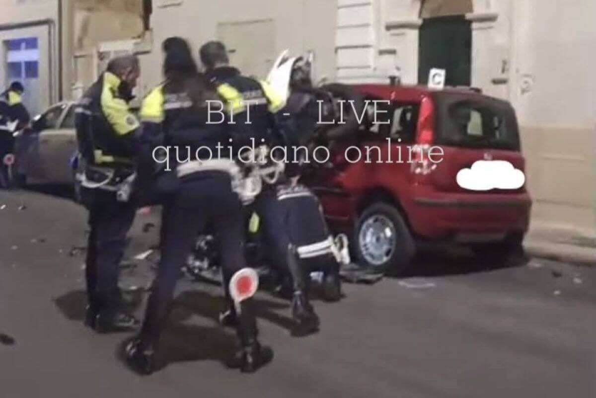 incidente moto carbonara ceglie