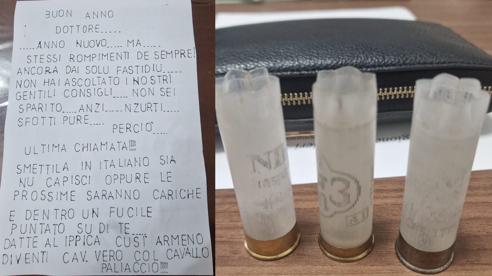 minacce imprenditore andrano