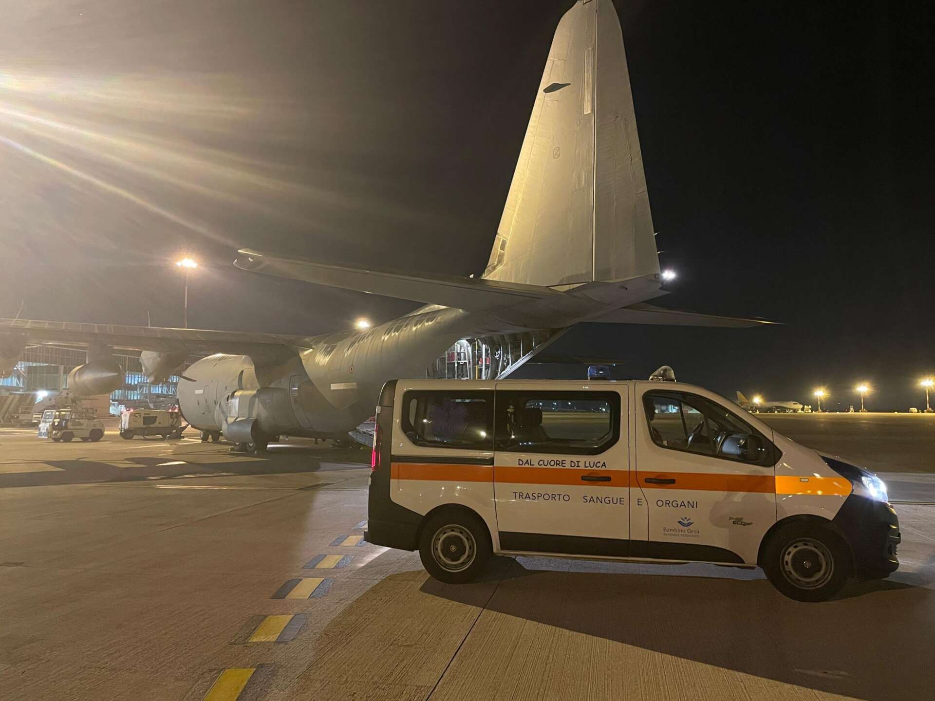 volo sanitario bari roma
