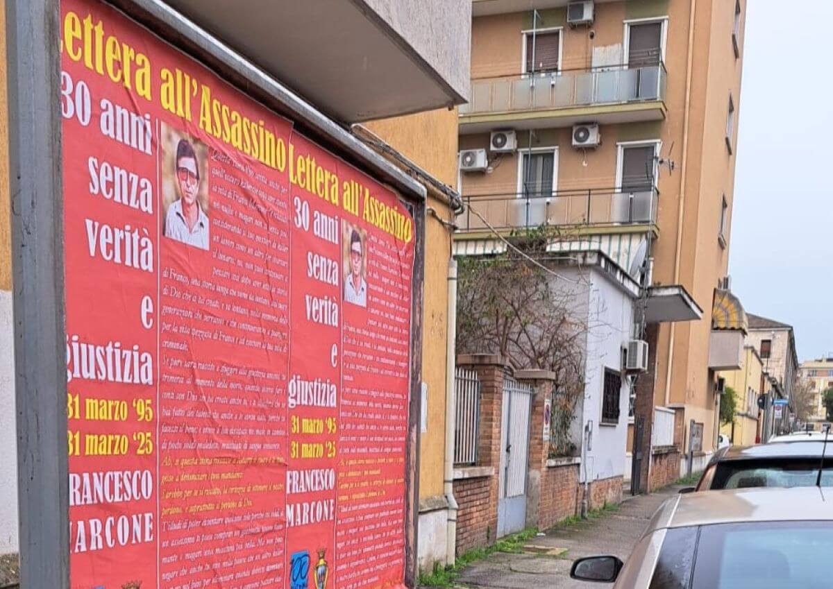 lettera assassino marcone