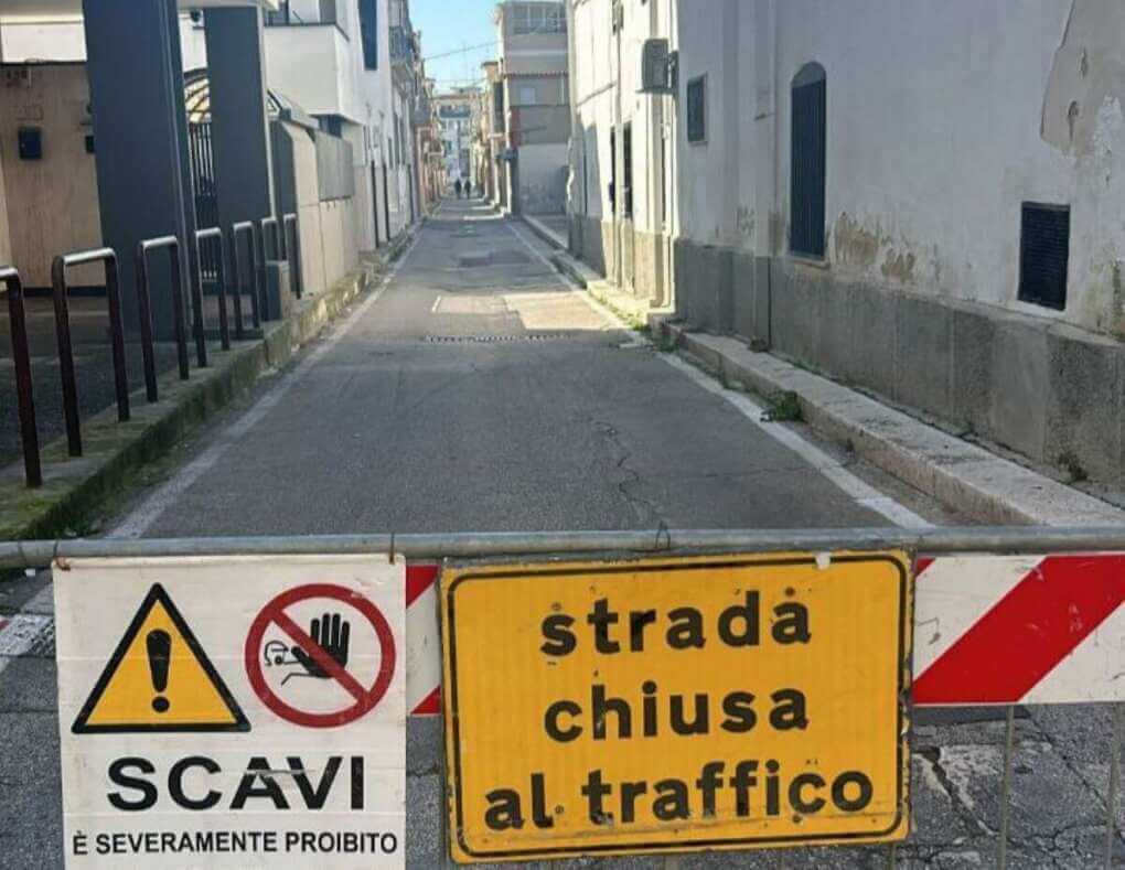 strada chiusa carbonara