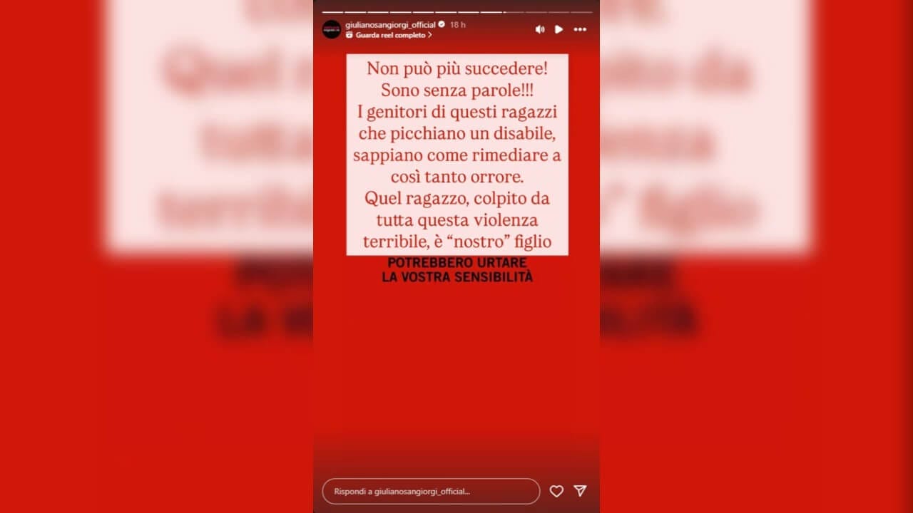 post sangiorgi aggressione galatina