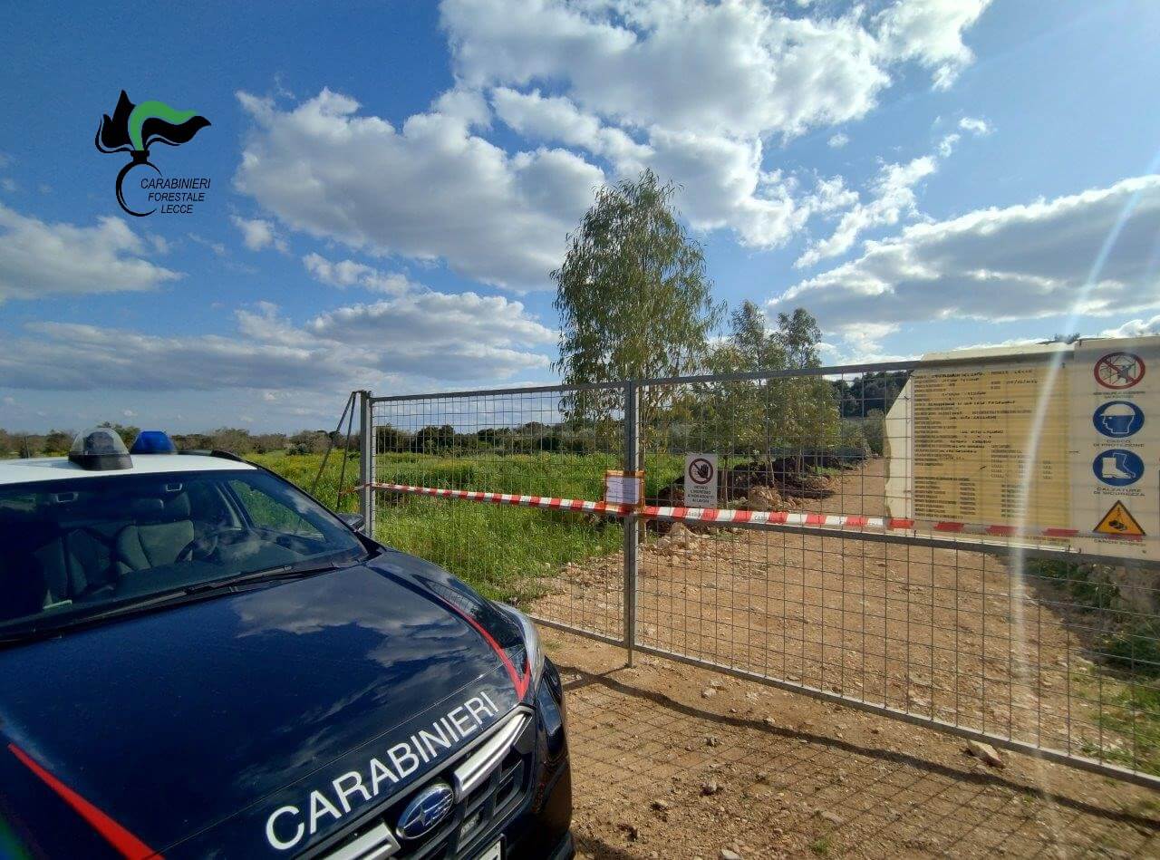 sequestro cantiere castrignano del capo