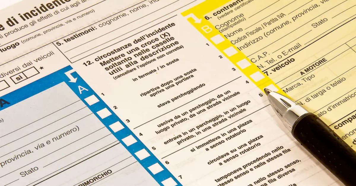 constatazione amichevole