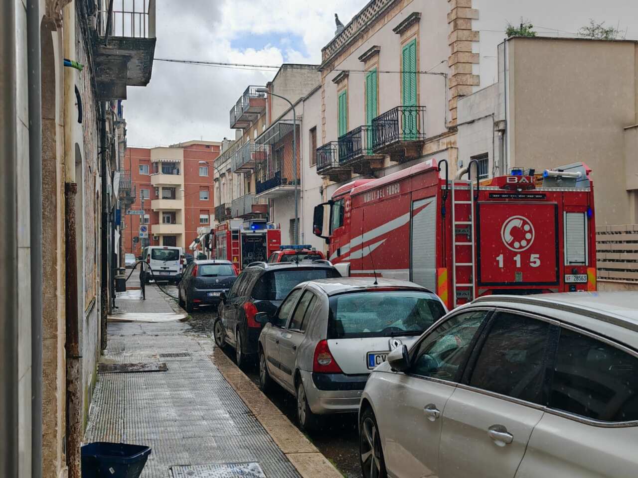 incendio officine ufo casamassima