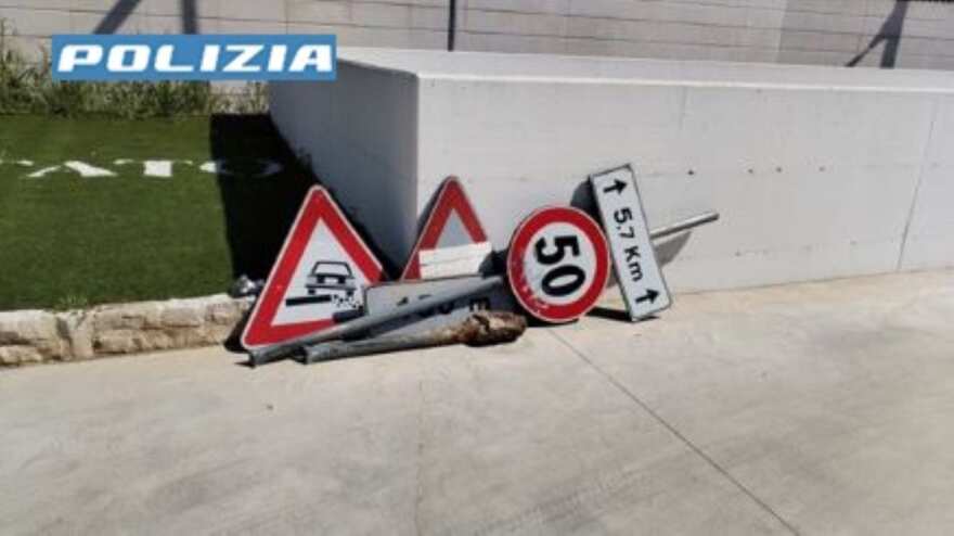 segnali stradali andria