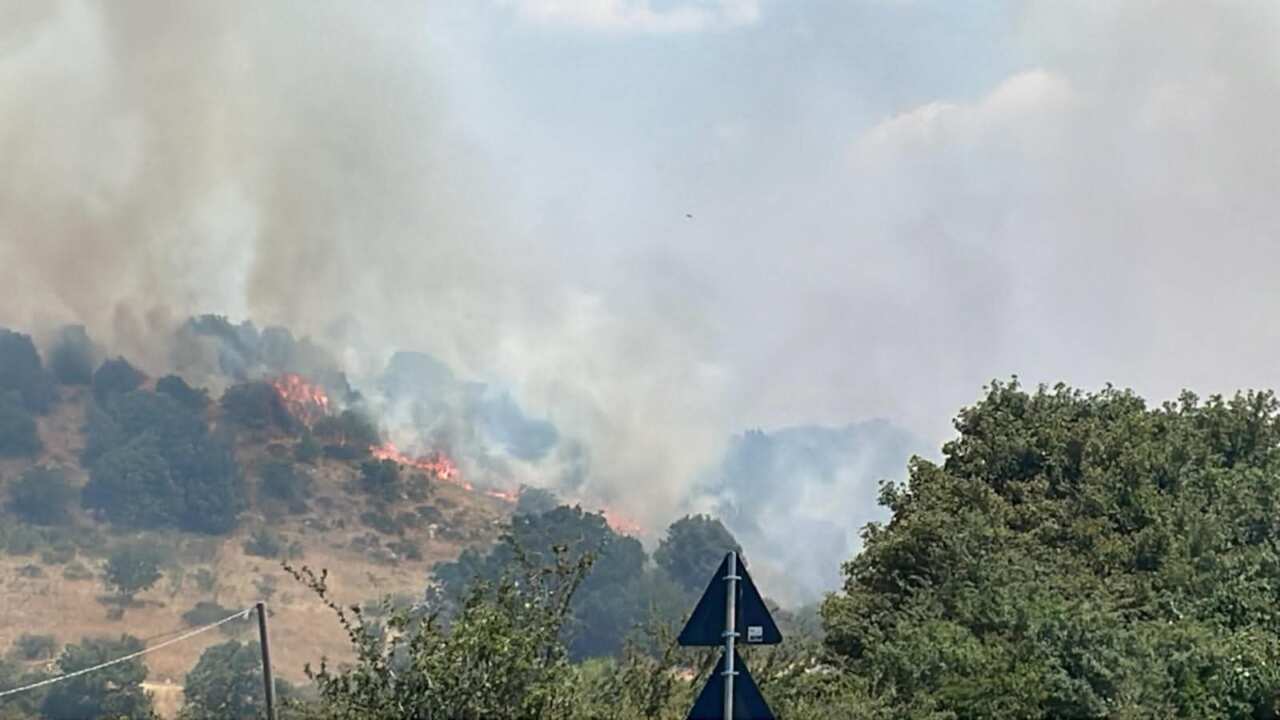 incendio san giovanni rotondo