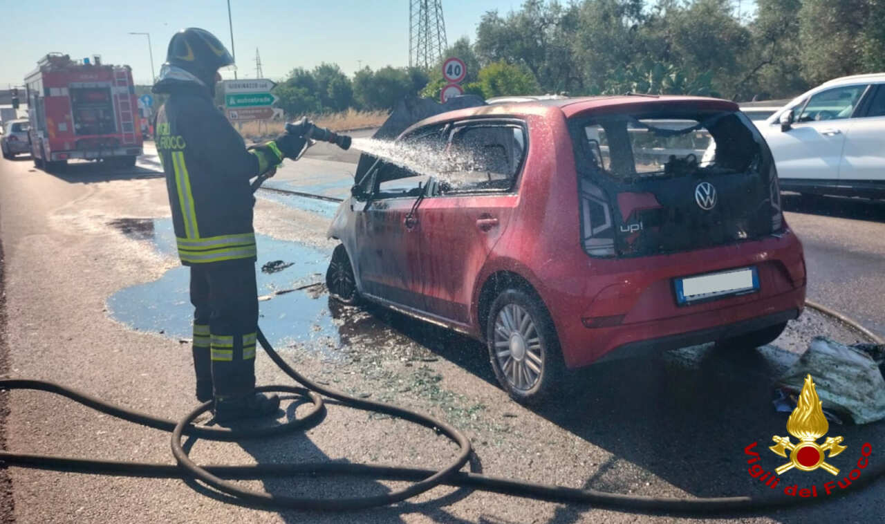 incidente incendio statale 16 bis