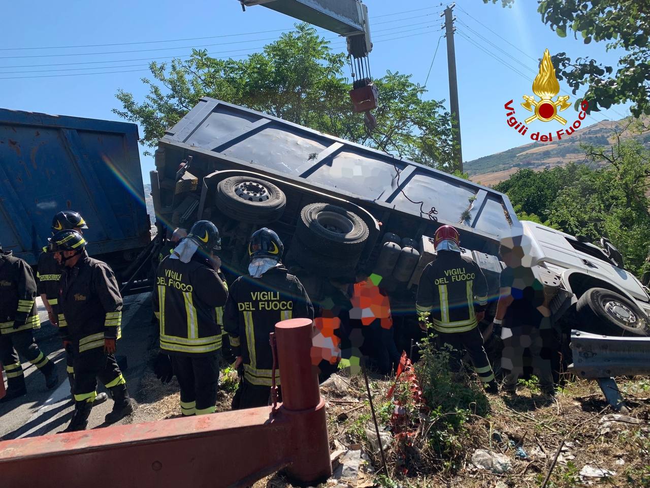 scontro tir metaponto