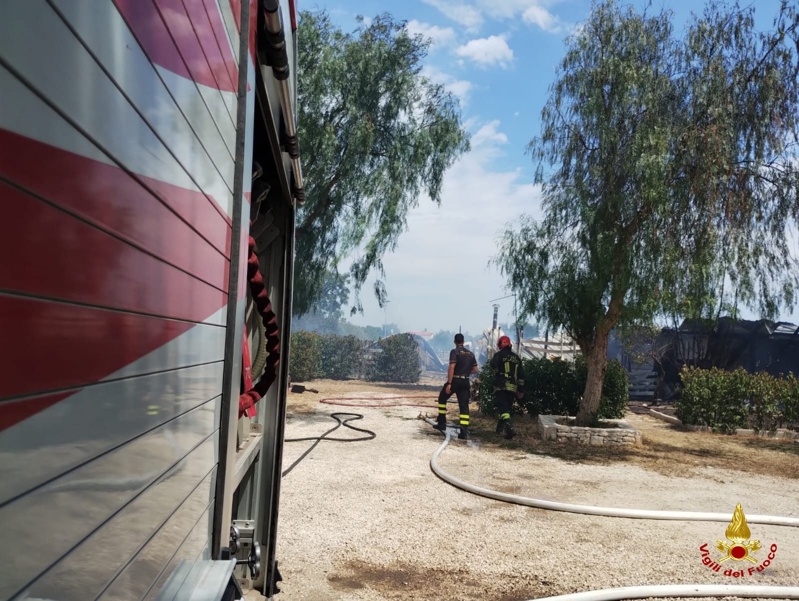 incendio ristorante molfetta