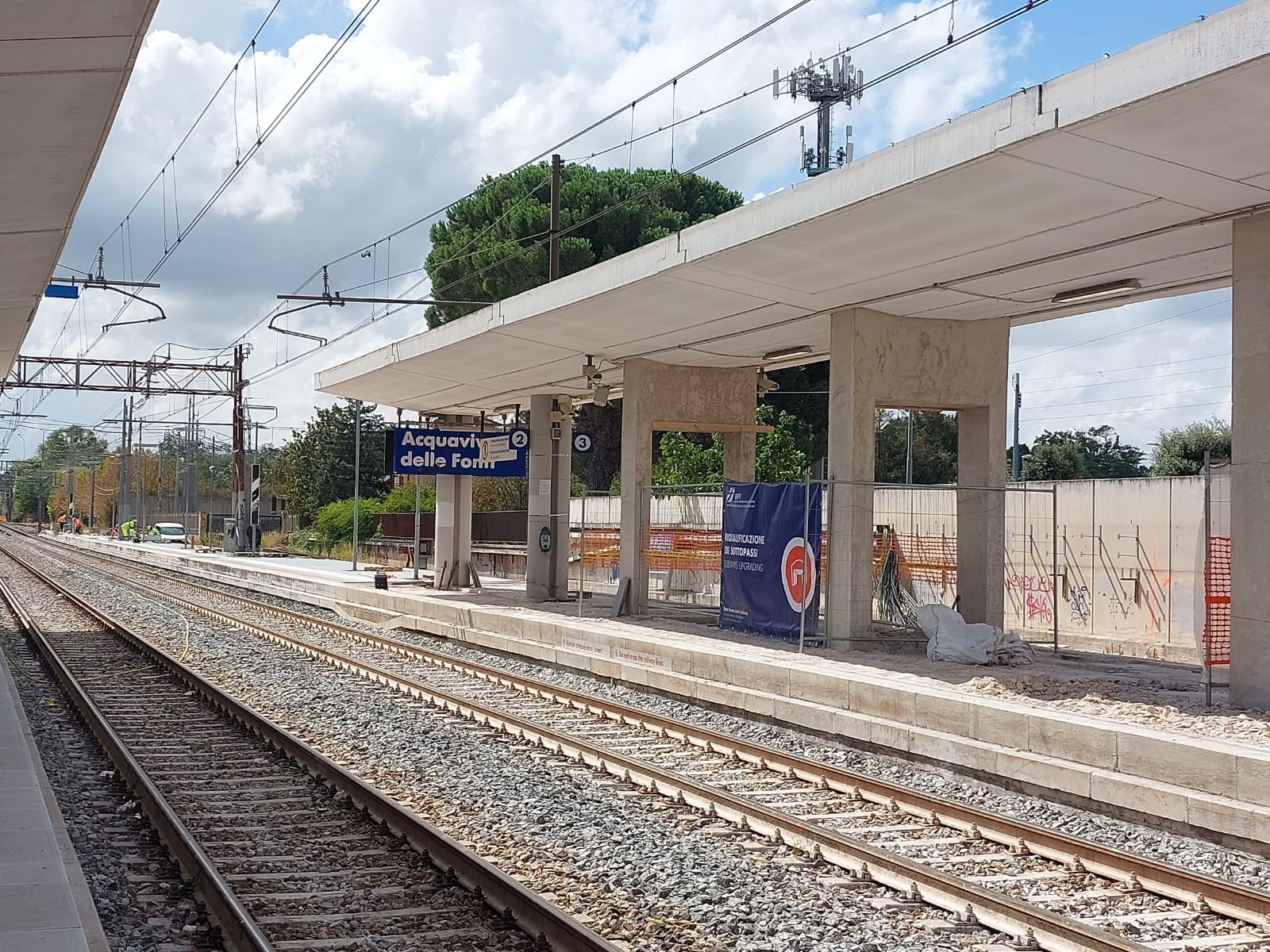 lavori stazione acquaviva