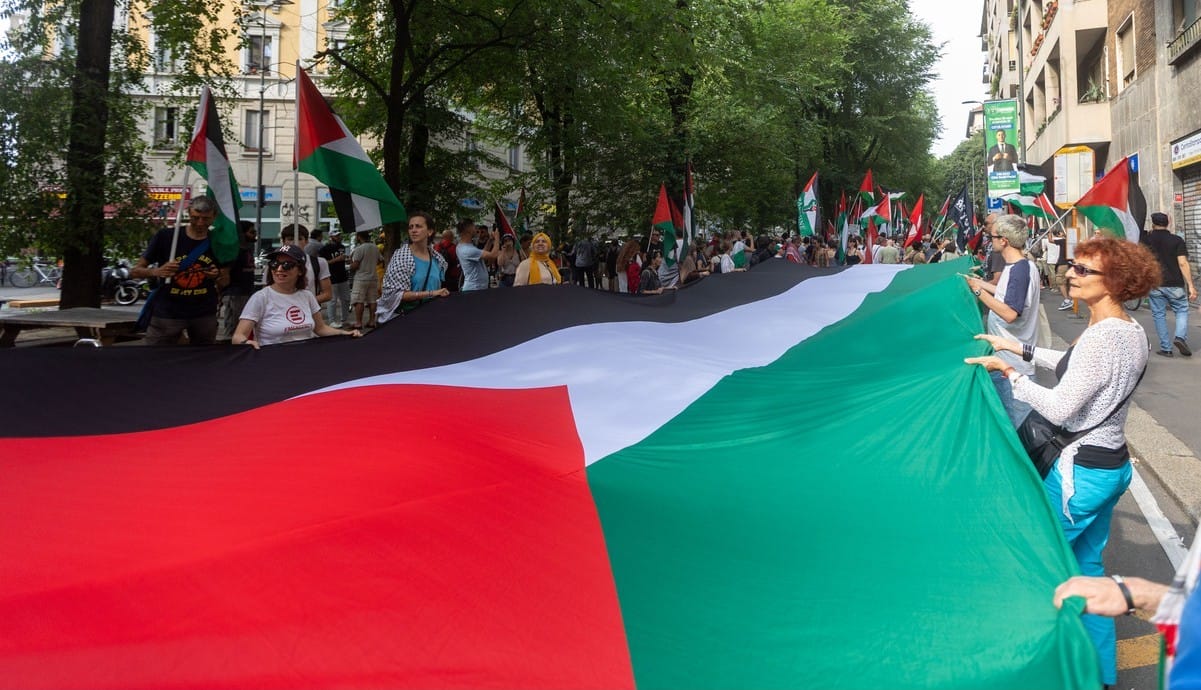 corteo palestina