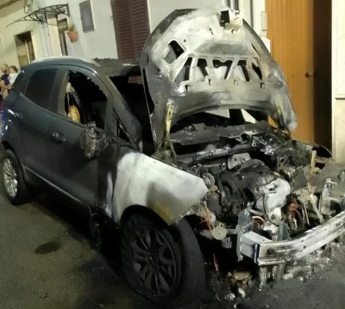 incendio auto palladino