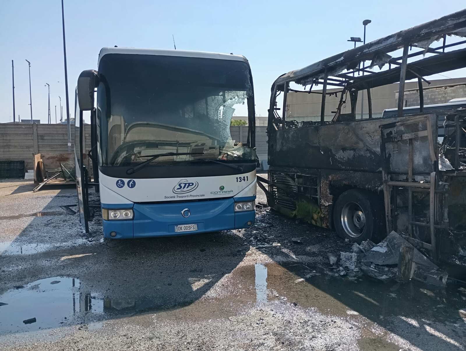 incendio autobus stp