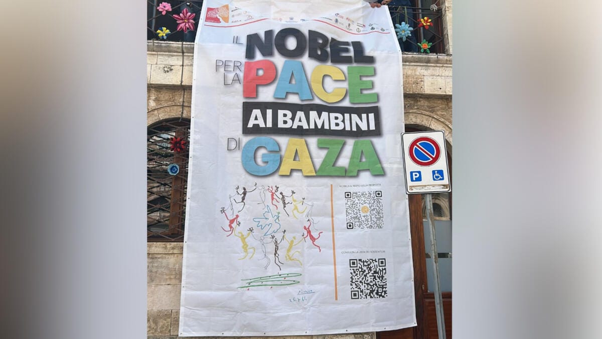 nobel per la pace ai bambini di gaza