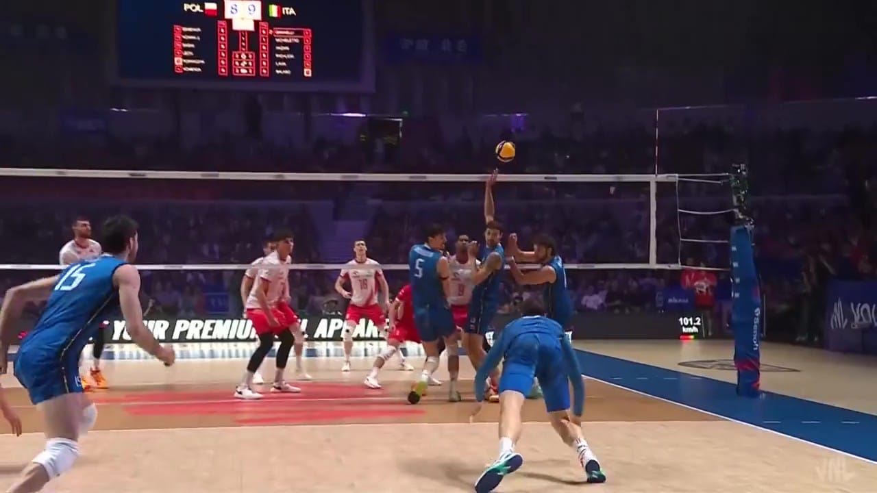 volley nations league italia