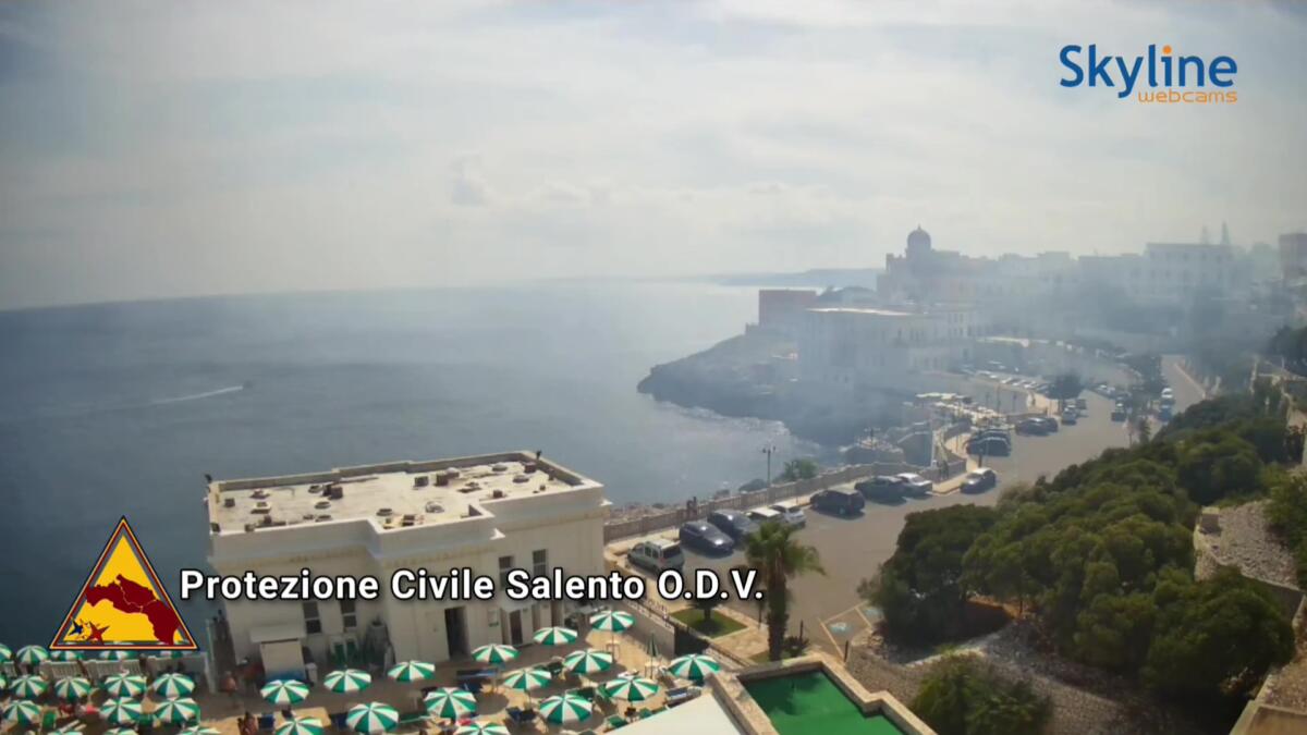 incendio santa cesarea terme