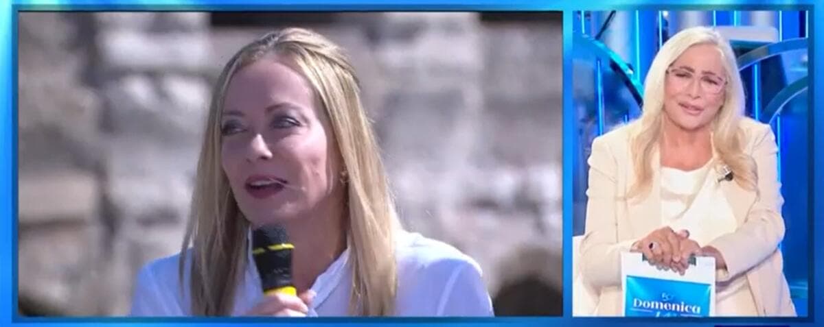 Meloni Domenica In