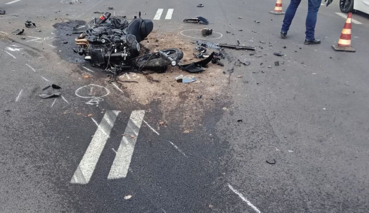 incidente moto andria