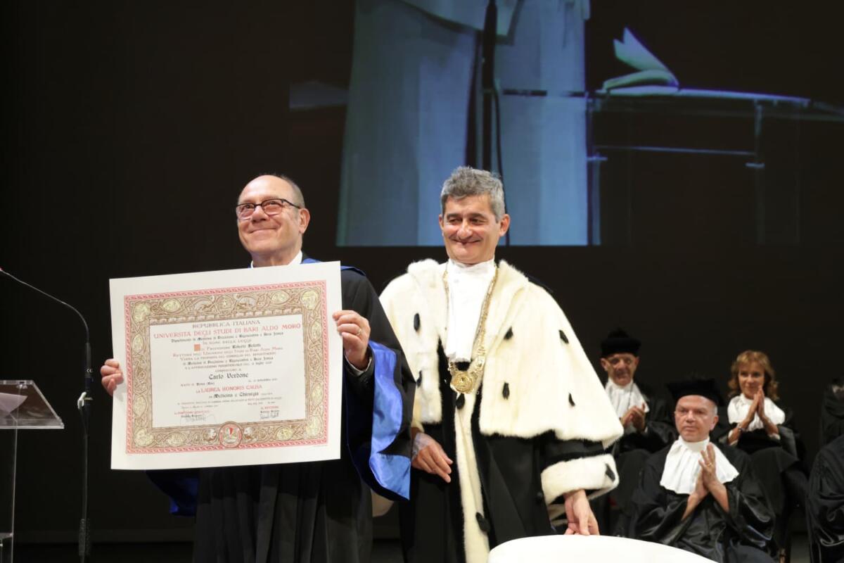laurea honorem verdone bari