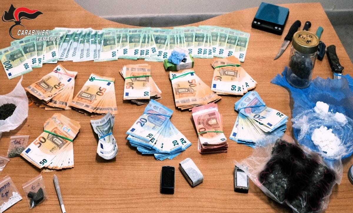 sequestro droga manduria