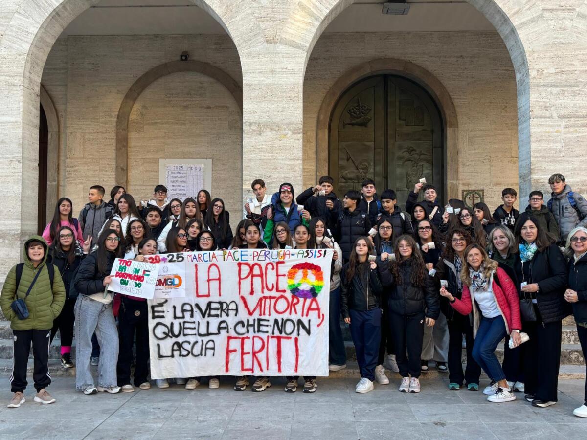 studenti trinitapoli marcia della pace