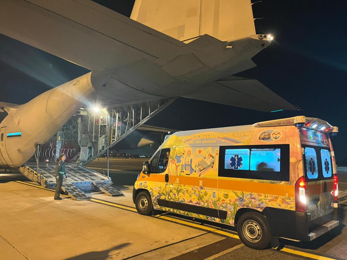 volo salvavita brindisi