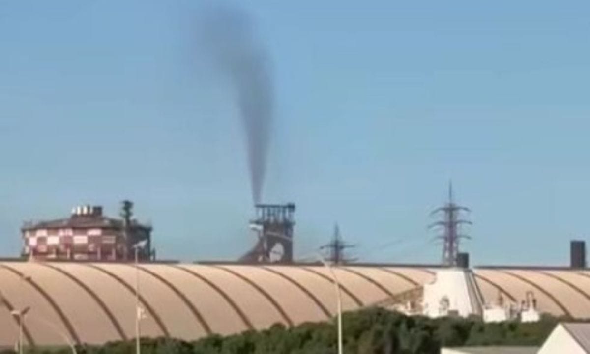 fuga di gas ex ilva
