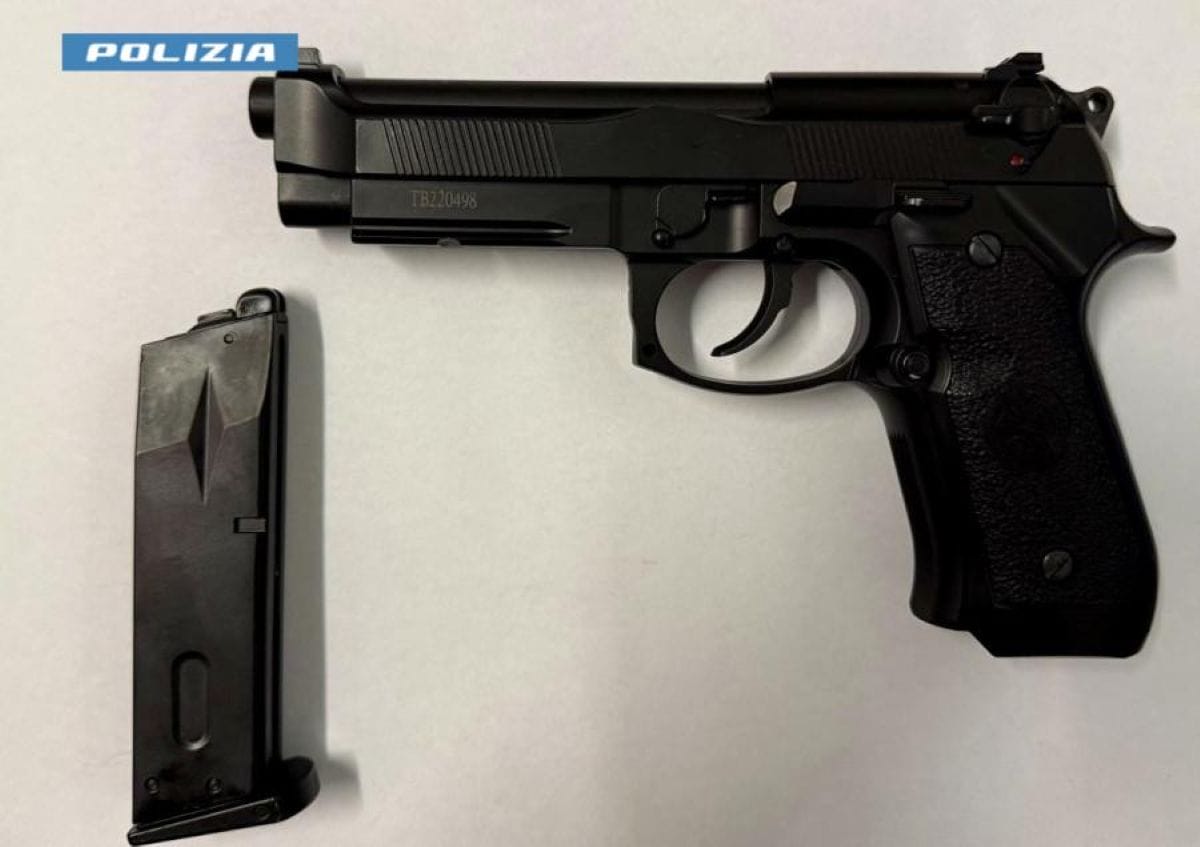 pistola sequestrata