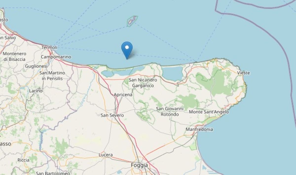terremoto costa garganica
