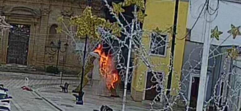 incendio luminarie torchiarolo