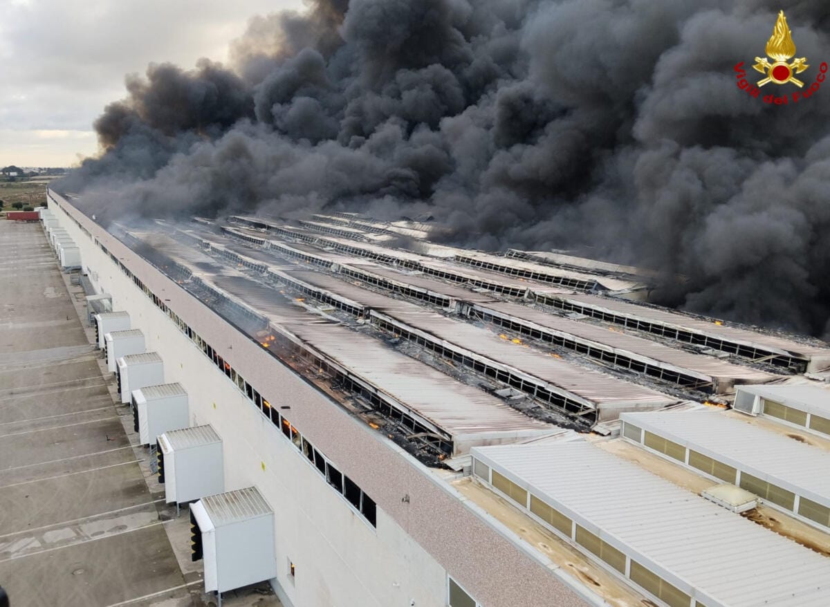 incendio terminal puglia
