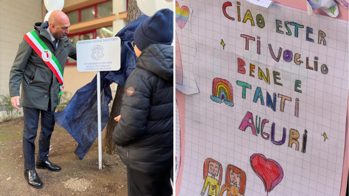 intitolazione giardino ester santoro