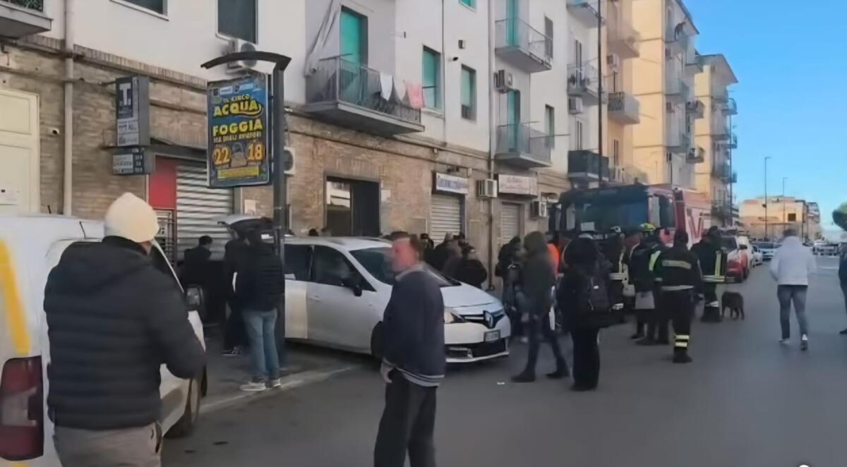 palazzina rischio crollo foggia