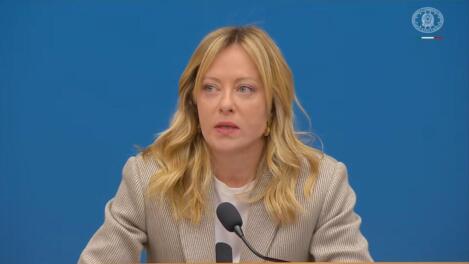 conferenza stampa meloni