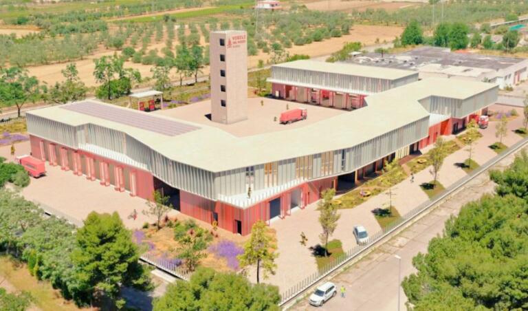 rendering caserma vigili del fuoco