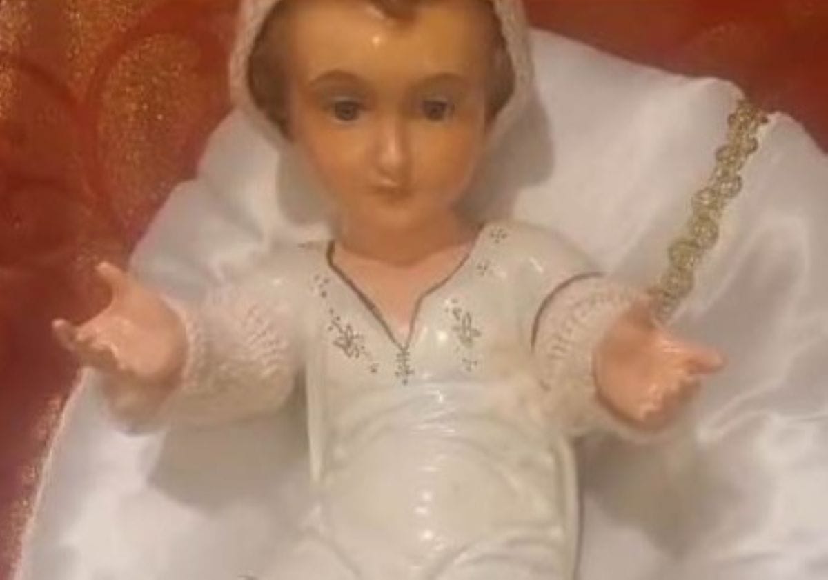 statua gesù bambino bisceglie