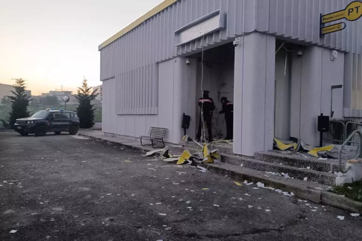 assalto bancomat ordona