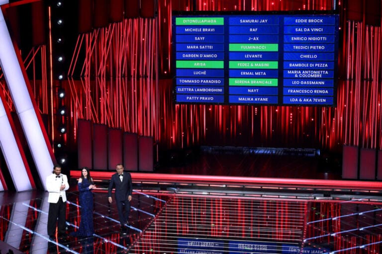 prima classifica sanremo 2026