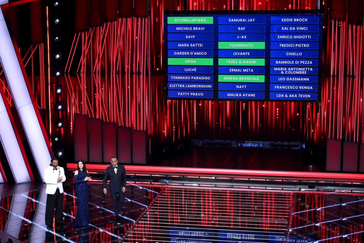 prima classifica sanremo 2026