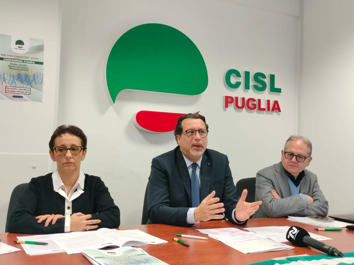 conferenza stampa cisl