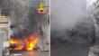 incendio auto gioia del colle