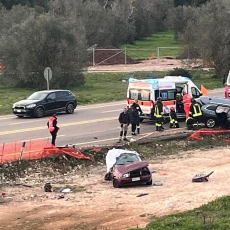 incidente strada statale 275